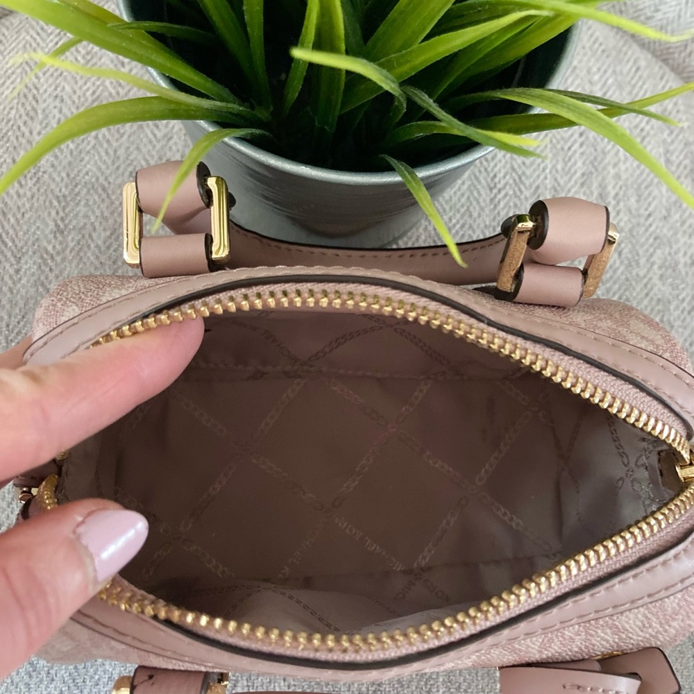 Michael Kors Bedford Legacy Extra-Small Logo Duffle Crossbody Bag - Picture 14 of 15